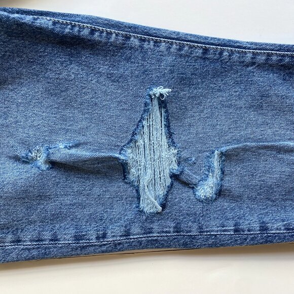 NWT Gap Women's Slim Boyfriend Distressed Jeans - Picture 8 of 9